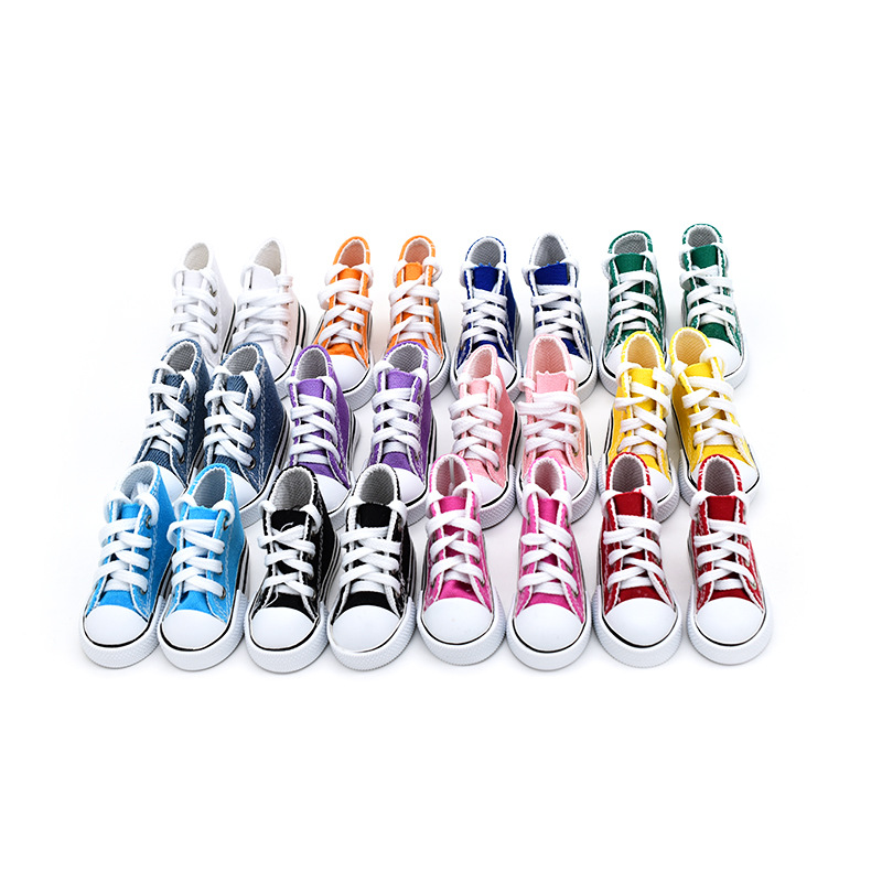 7.5cm Canvas Shoes 1/4 BJD Doll Shoes SD 3-Point 60cm Yeloli Doll Accessories Shoes