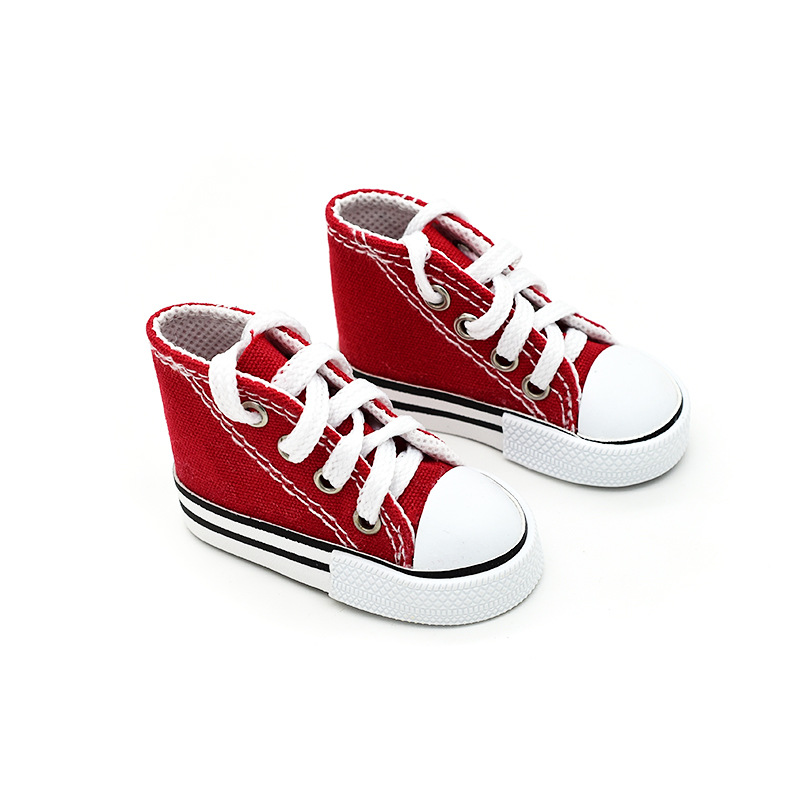 7.5cm Canvas Shoes 1/4 BJD Doll Shoes SD 3-Point 60cm Yeloli Doll Accessories Shoes