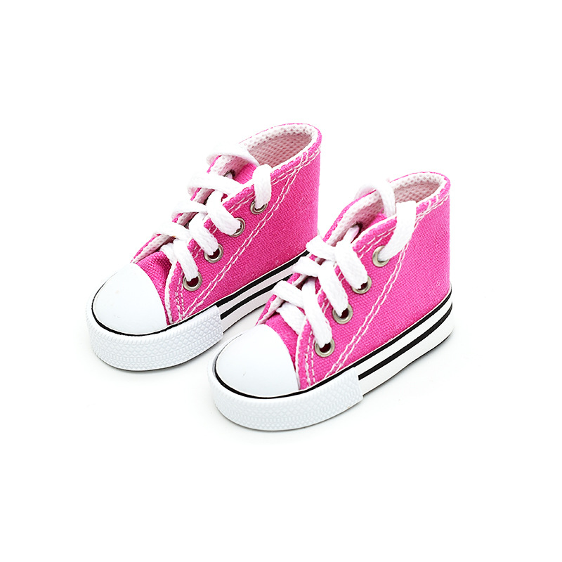 7.5cm Canvas Shoes 1/4 BJD Doll Shoes SD 3-Point 60cm Yeloli Doll Accessories Shoes