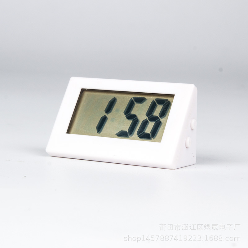 Bedroom Simple Small Electronic Watch Portable Elderly Large Character Watch Student Exam Silent Desktop Clock Mini Home Use
