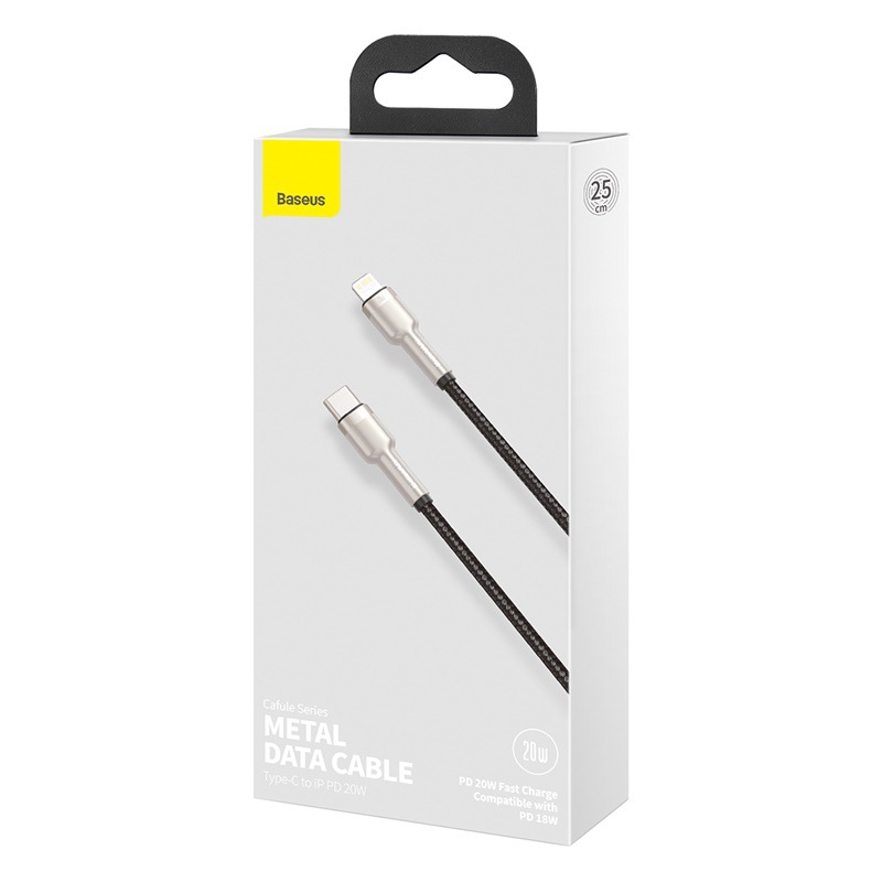Baseus Metal Kafulai data cable 14 for Apple iPhone 17 fast charging charger cable PD100W Huawei