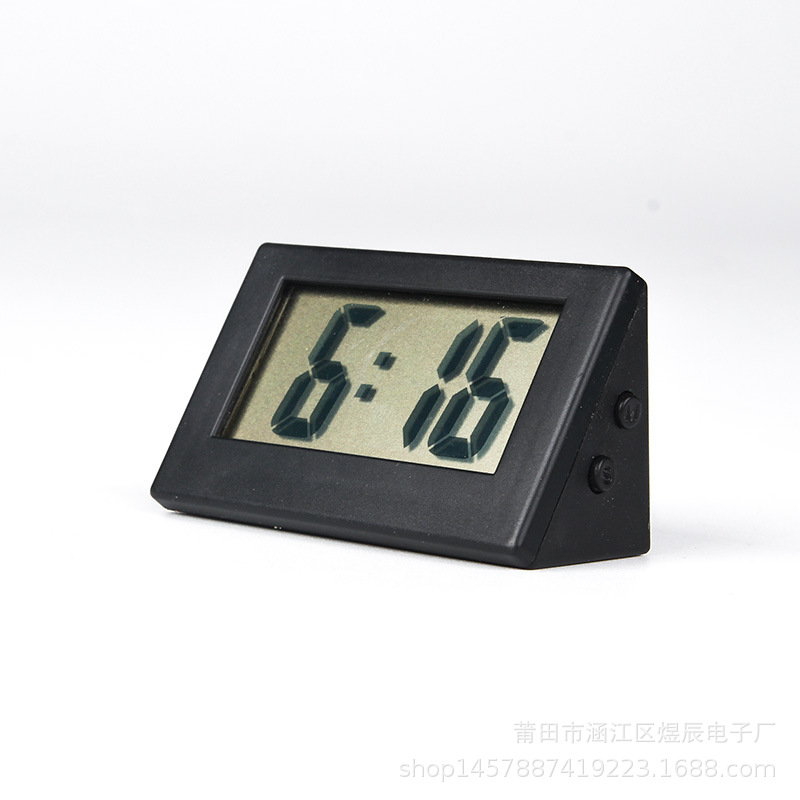 Bedroom Simple Small Electronic Watch Portable Elderly Large Character Watch Student Exam Silent Desktop Clock Mini Home Use
