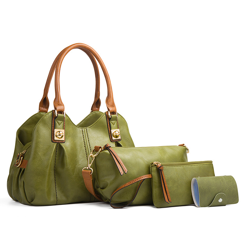 2026 new mother-child bag three-piece set handbag shoulder bag crossbody bag