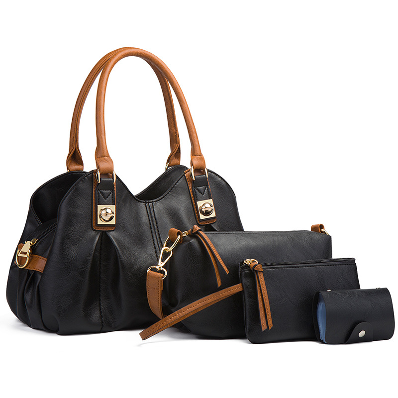 2026 new mother-child bag three-piece set handbag shoulder bag crossbody bag