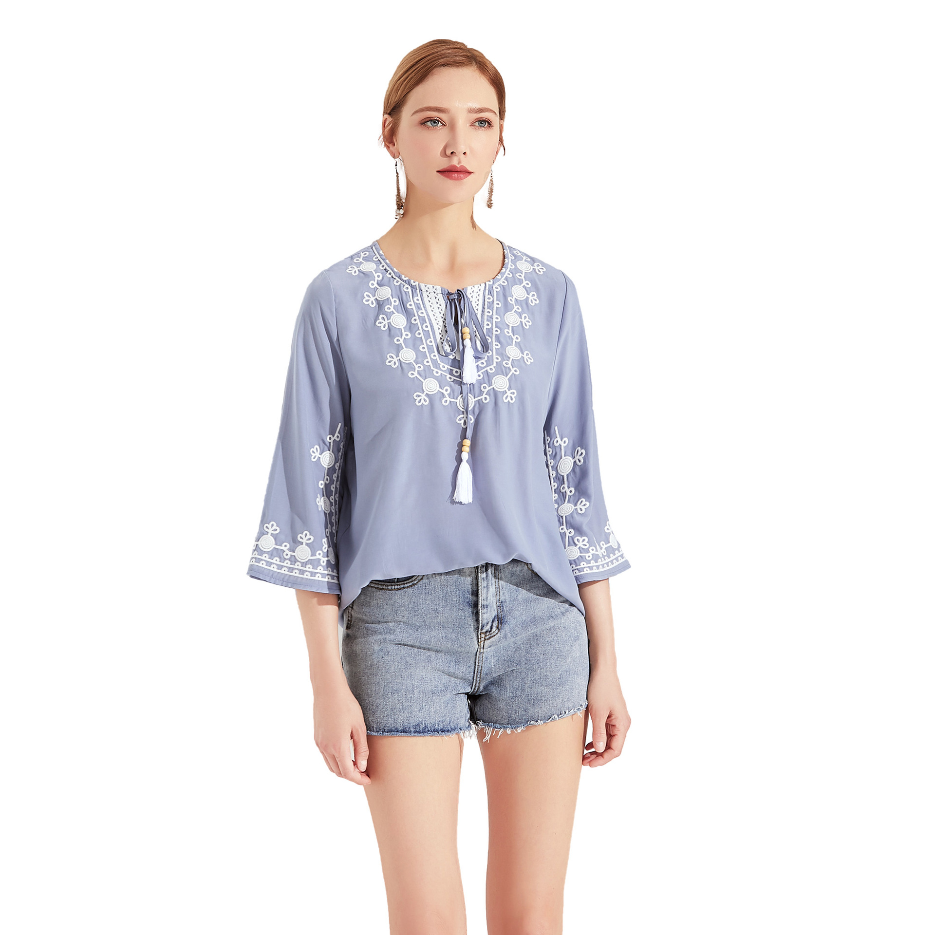 2023 women's new short sleeve women's top