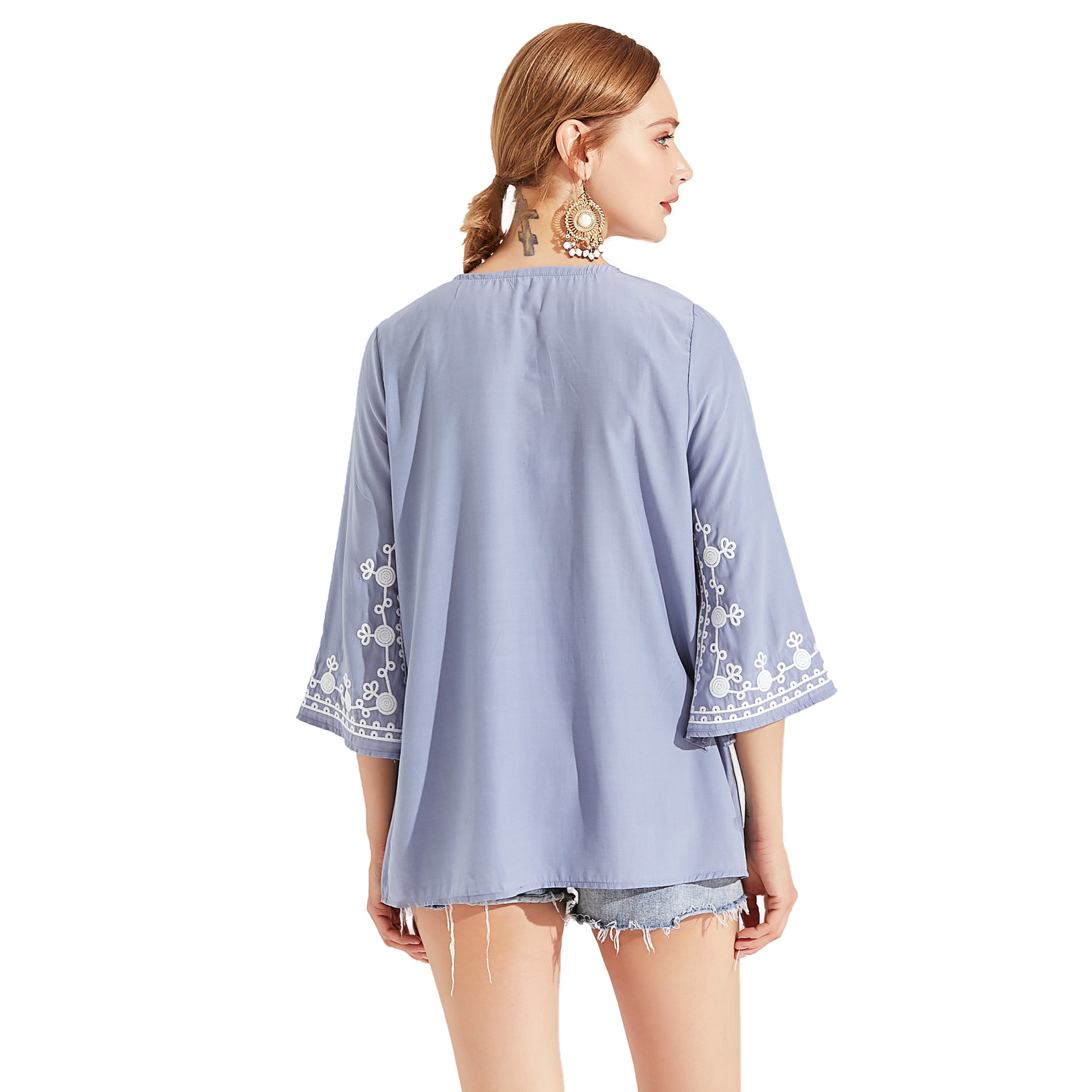 2023 women's new short sleeve women's top