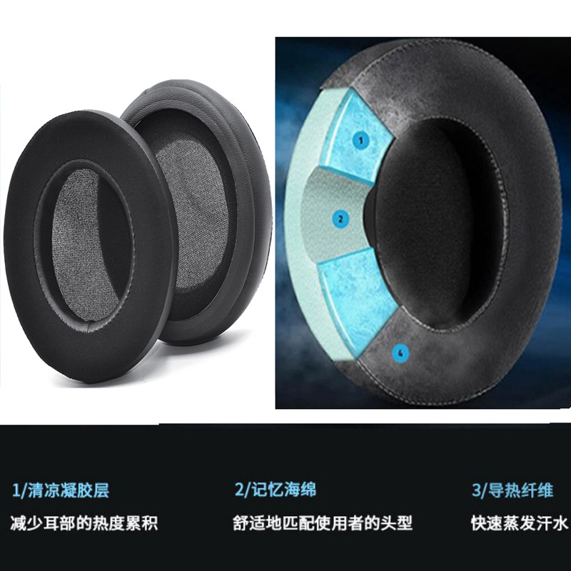 For Audio-Technica ATH-M50 20 50x 70x MSR7 Logitech G533 G433 headphone sponge earpads