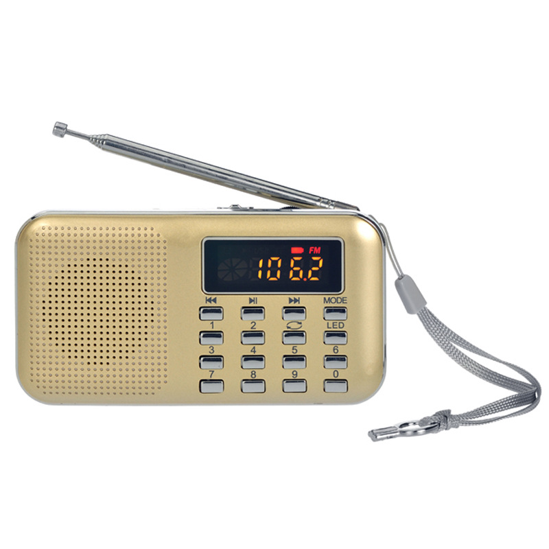 Y-896/218 Card Insert Radio Portable Mini Speaker MP3 Music Player