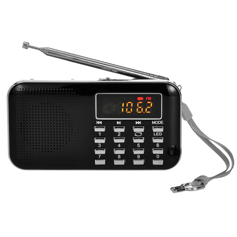 Y-896/218 Card Insert Radio Portable Mini Speaker MP3 Music Player