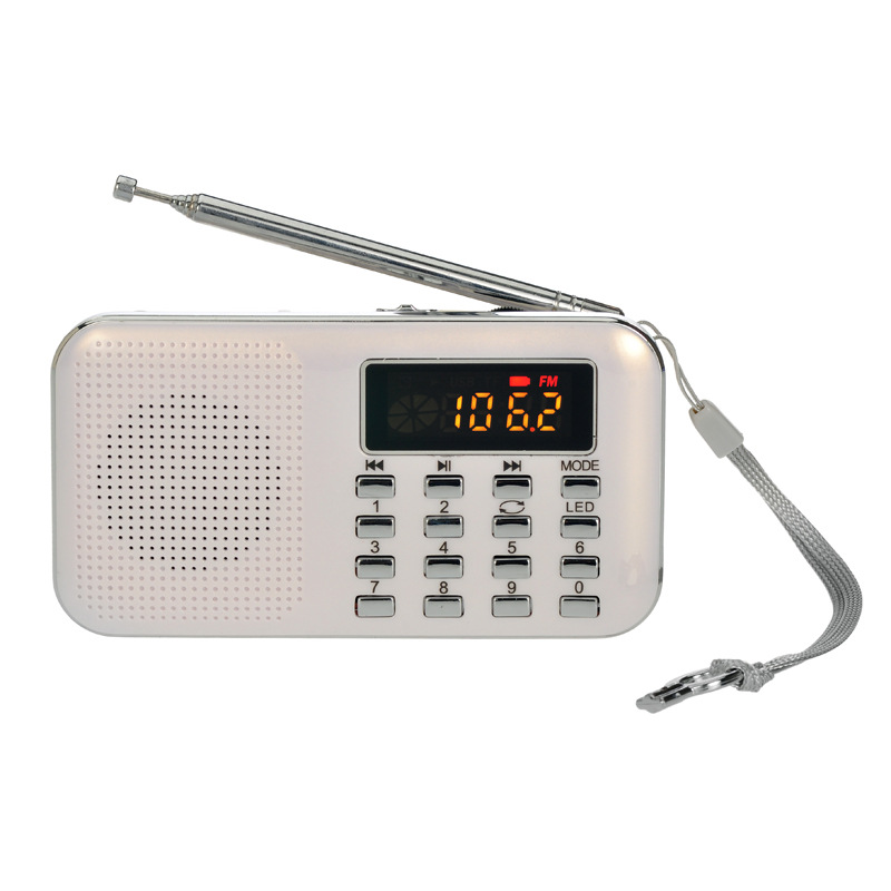 Y-896/218 Card Insert Radio Portable Mini Speaker MP3 Music Player