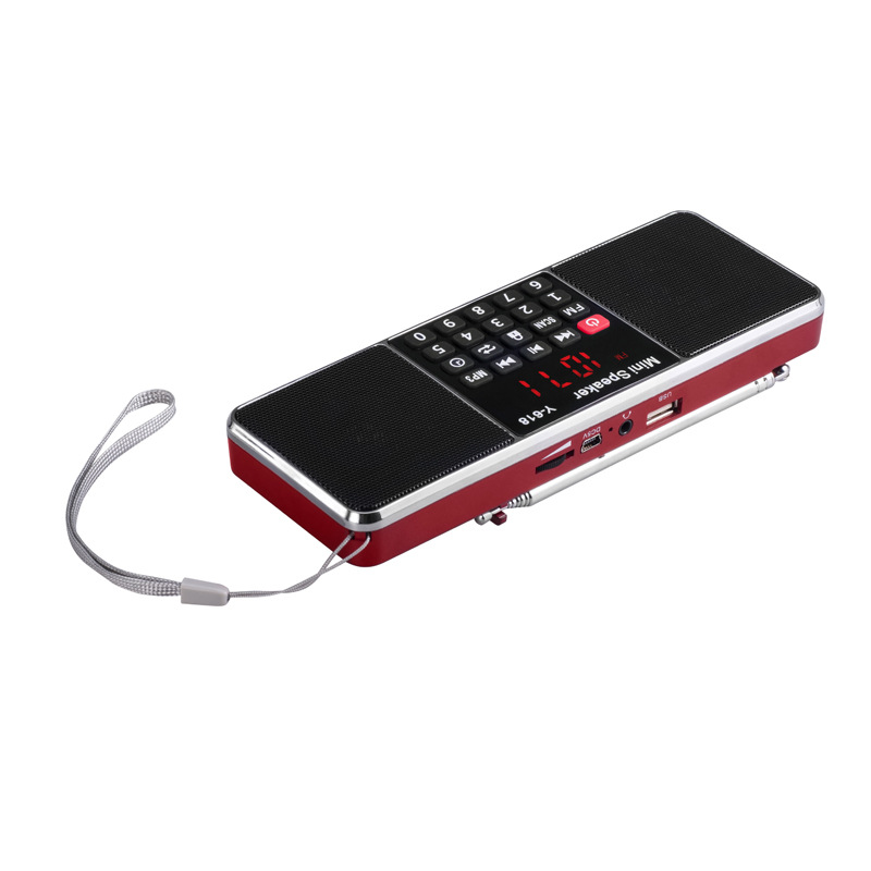 Yimeida Radio for Elderly Digital Display MP3 Player Super Bass Portable Small Speaker