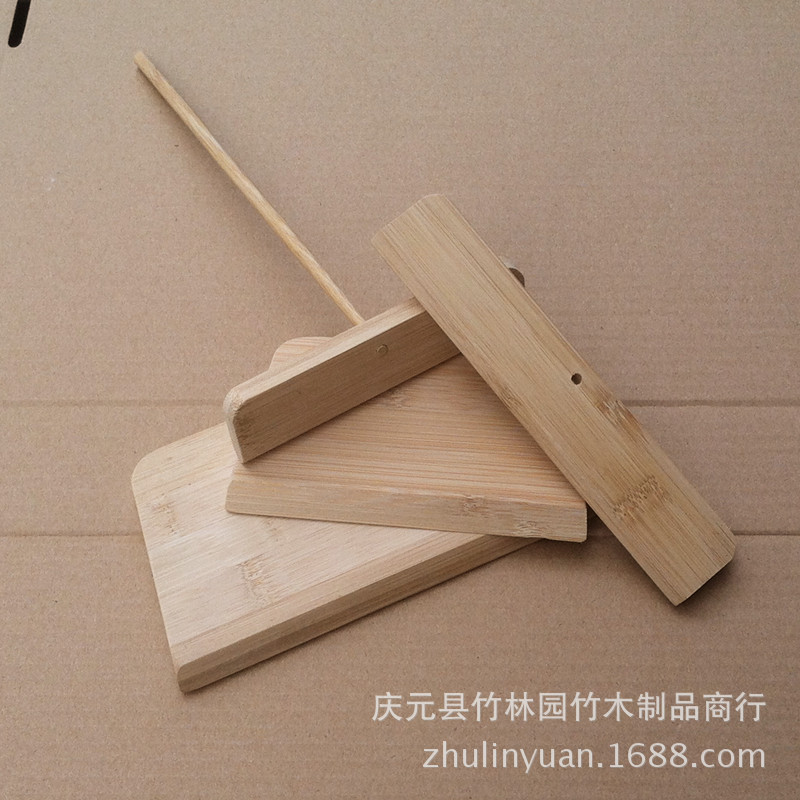 Bamboo pancake tool two-piece set jianbing guozi scraper bamboo dragonfly rake spread egg pancake scraper