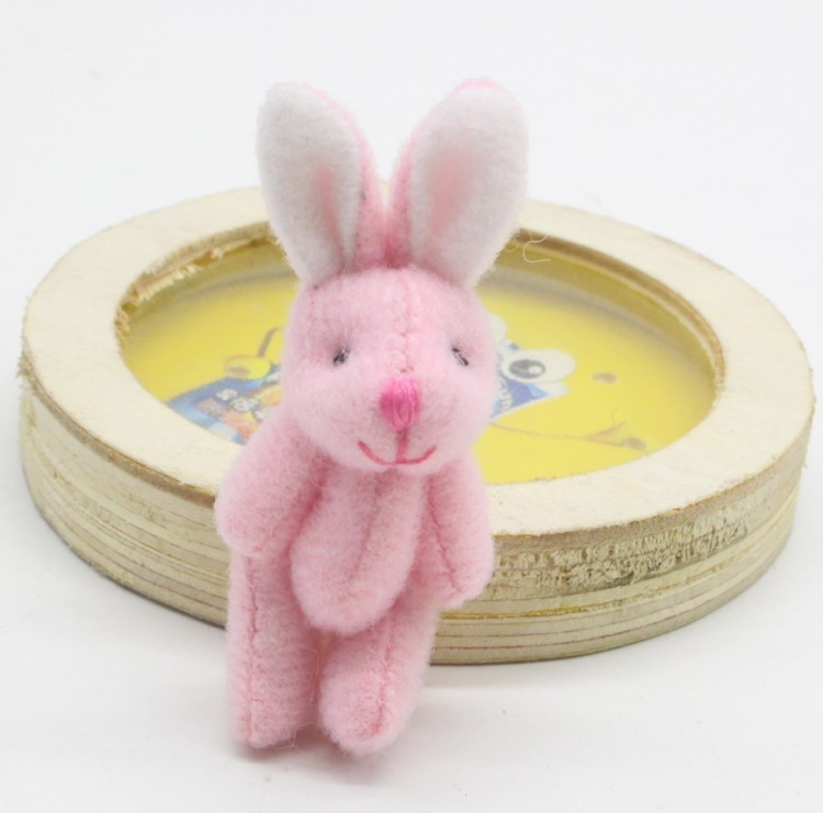 Plush Toy 4.5cm Jointed Rabbit Charm Doll Handmade Accessories Clothes Shoes Hat Accessories
