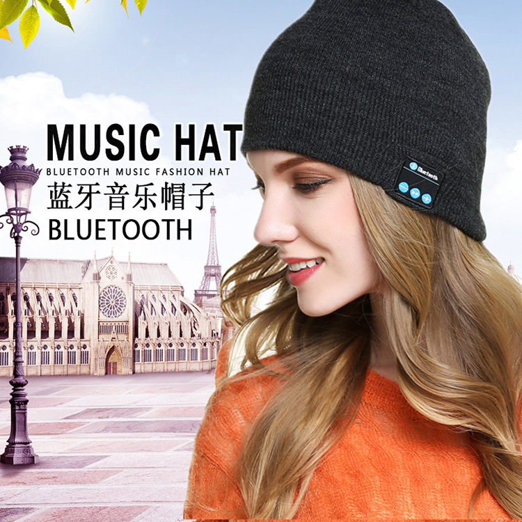 Exclusive Bluetooth Headset Hat Sports Outdoor Knitted Hat Wireless Call Music Hat