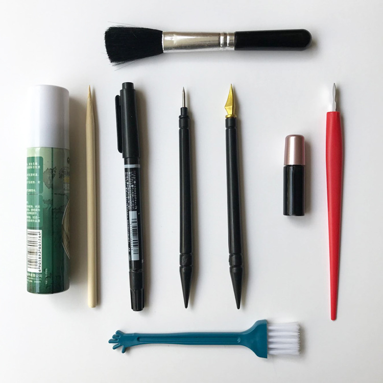 Scratch art tool scratch pen scratch detail pen scratch repair pen scratch art special scratch paper scratch painting pen