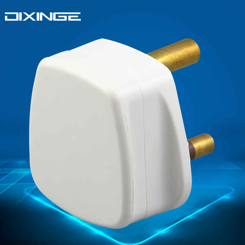 British standard three-pin cylindrical British large South Africa plug bakelite/PC copper high-quality British 15A power plug