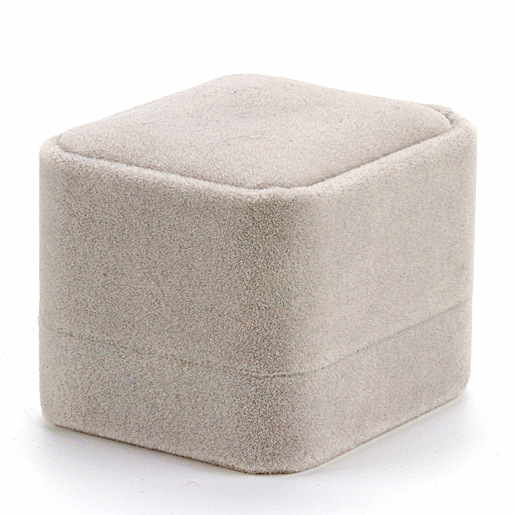 Velvet packaging 8.2*8.2 silver polishing cloth packaging gift box ring necklace earring box adjuster