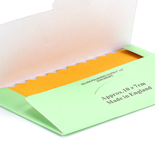 Velvet packaging 8.2*8.2 silver polishing cloth packaging gift box ring necklace earring box adjuster