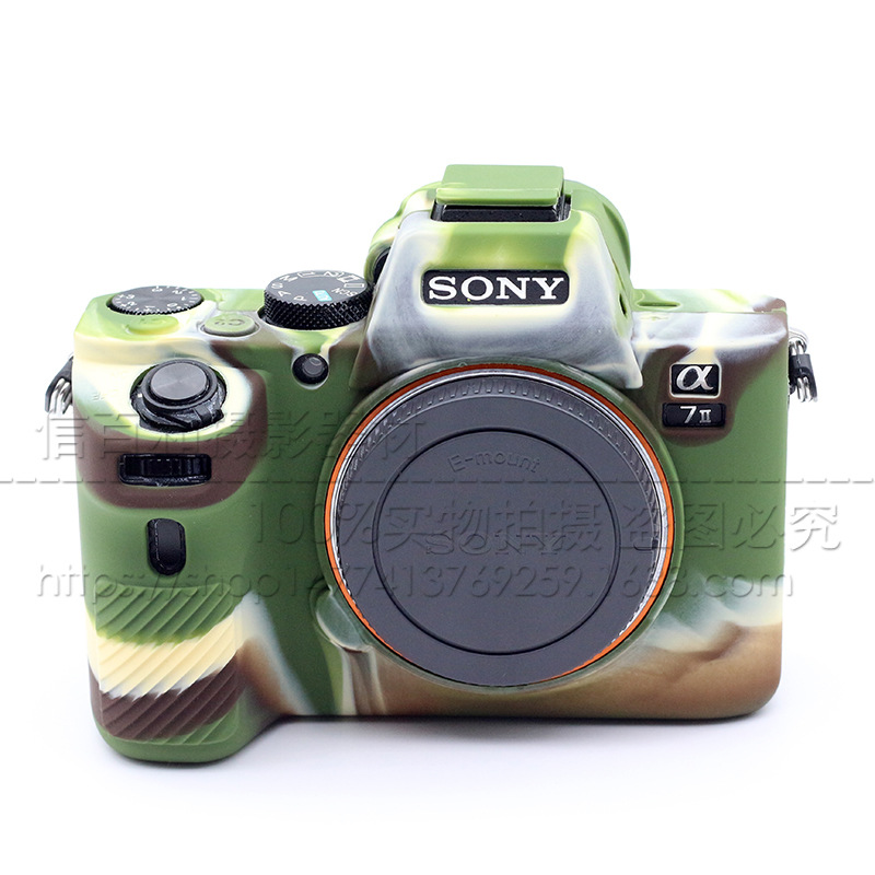 Silicone protective case for Sony a72 a7s2 a7r2 A7II A7SII A7RII camera bag