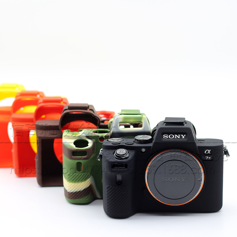 Silicone protective case for Sony a72 a7s2 a7r2 A7II A7SII A7RII camera bag