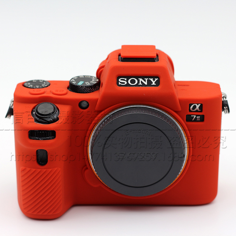 Silicone protective case for Sony a72 a7s2 a7r2 A7II A7SII A7RII camera bag