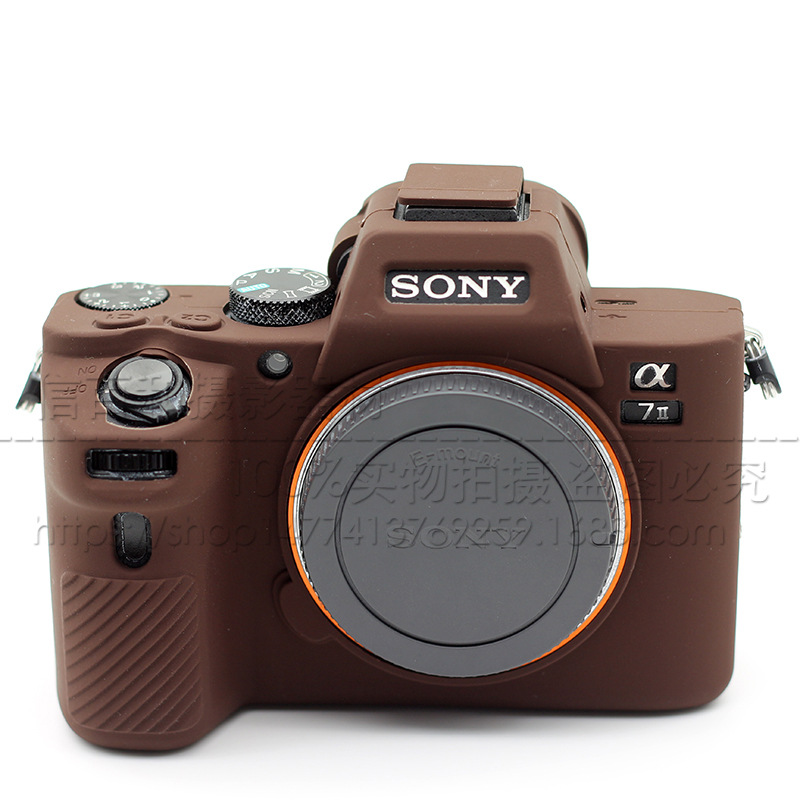 Silicone protective case for Sony a72 a7s2 a7r2 A7II A7SII A7RII camera bag