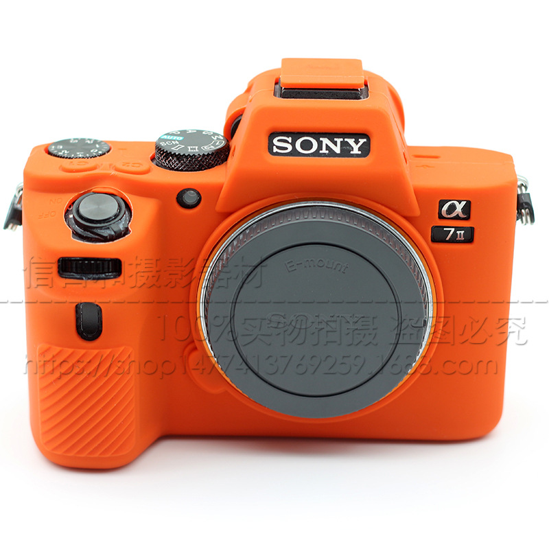 Silicone protective case for Sony a72 a7s2 a7r2 A7II A7SII A7RII camera bag