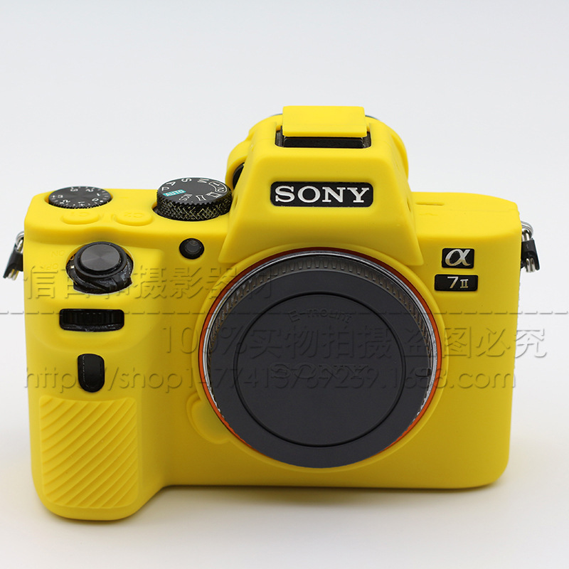 Silicone protective case for Sony a72 a7s2 a7r2 A7II A7SII A7RII camera bag