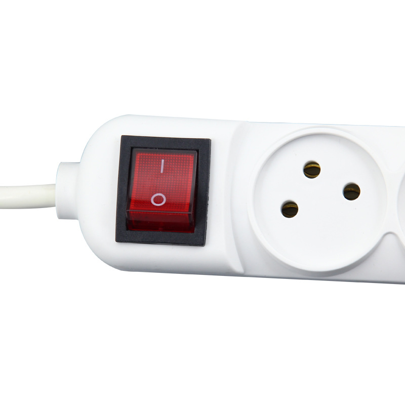 1-meter cable with master switch 4-socket Israeli standard 16A power strip, four-socket Israeli power strip