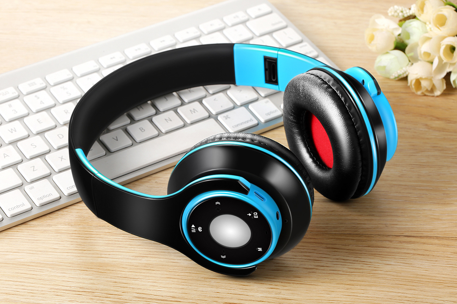 New over-ear wireless Bluetooth headset smartphone call stereo music Bluetooth headphones