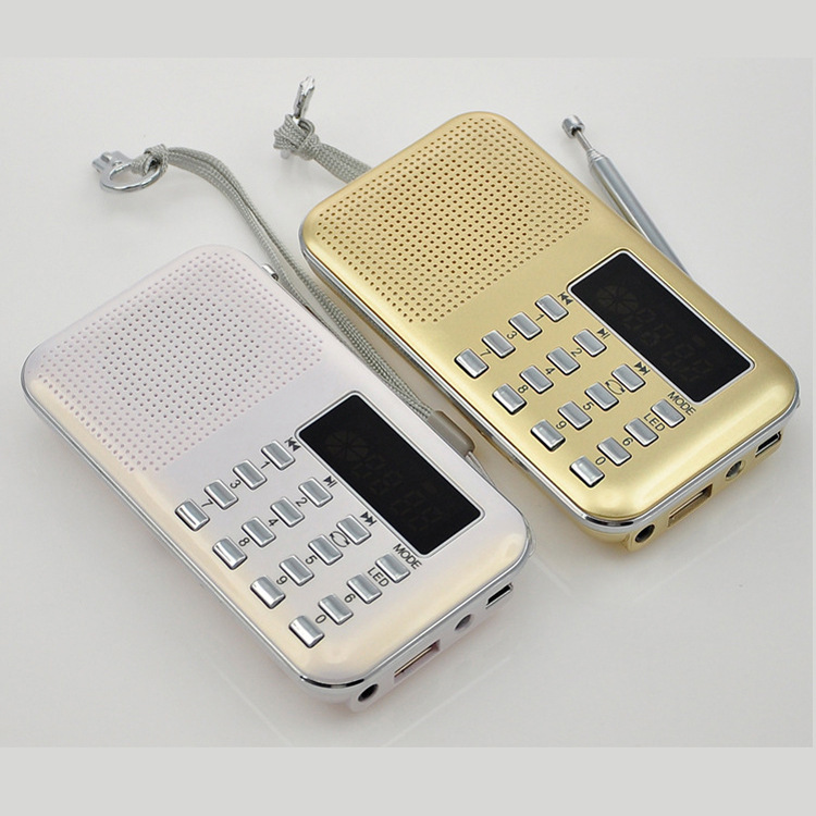 Y-896/218 Card Insert Radio Portable Mini Speaker MP3 Music Player