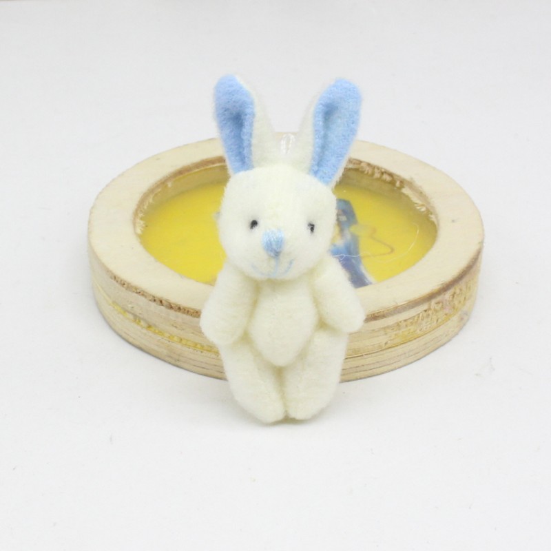 Plush Toy 4.5cm Jointed Rabbit Charm Doll Handmade Accessories Clothes Shoes Hat Accessories