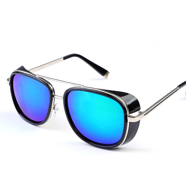 Iron Man 3 IRON TONY Double Beam Sunglasses for Men and Women, Sun Glasses