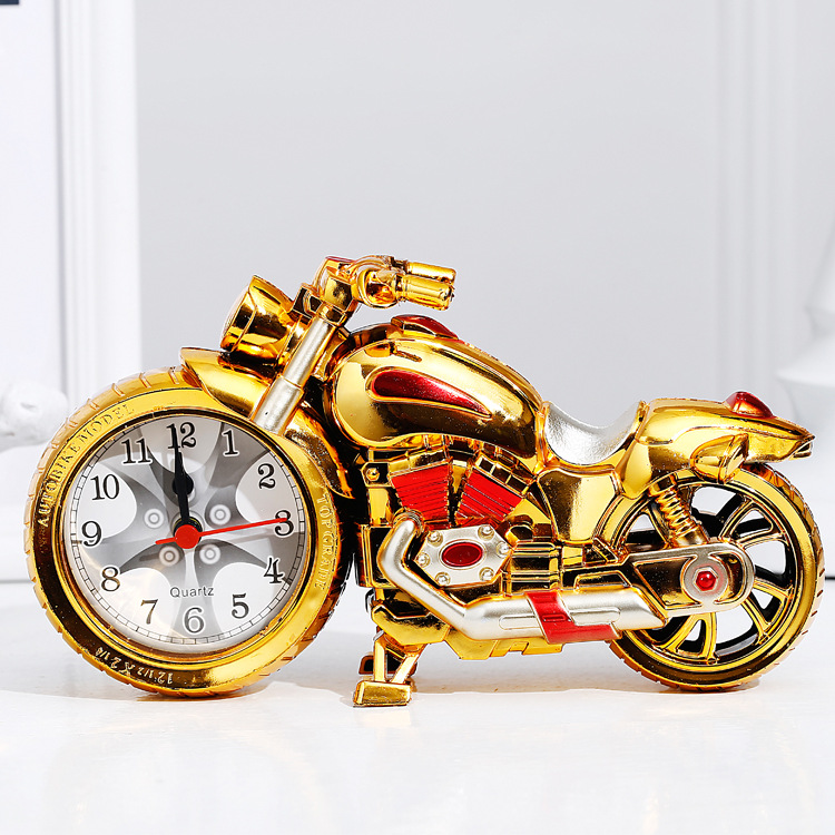 Daily use alarm clock new style motorcycle alarm clock alarm clock student bedside clock home