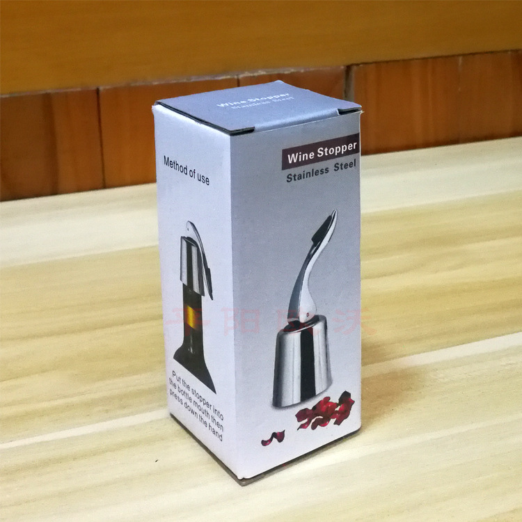 Thickened material stainless steel red wine stopper wine bottle stopper fresh-keeping red wine stopper metal bottle stopper