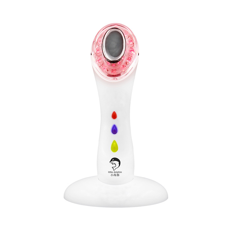 Multifunctional Ultrasonic Ion Import Instrument Vibration Export Photon Skin Rejuvenation Massage Electronic Beauty Instrument Anti-Aging