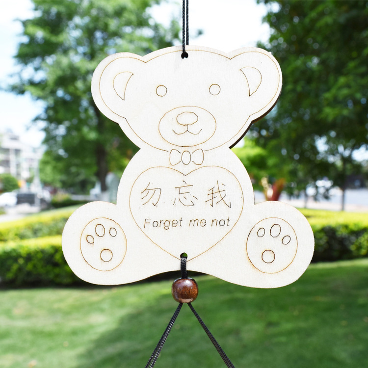 AM375 Metal Tube Wooden Wind Chime Home Decoration Hanging Ornament Craft Gift Birthday Blessing Gift