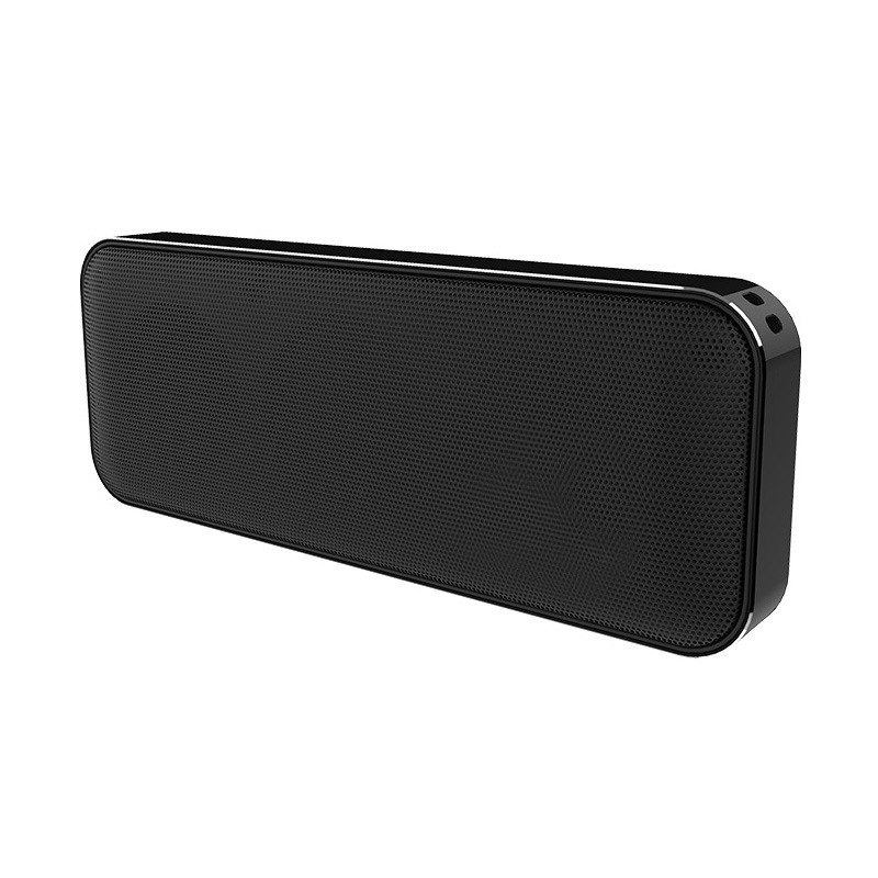 Bluetooth speaker wireless speaker square dual speaker mini pocket portable metal ultra-thin exquisite Bluetooth speaker