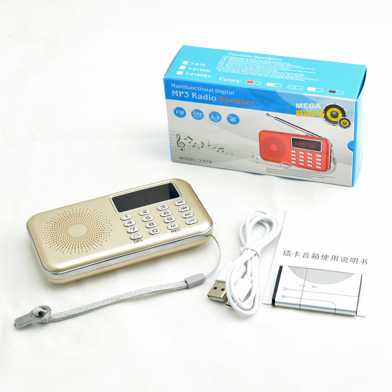 New Gift for Parents Mini Bluetooth Radio Speaker Universal Card Insert Radio Filial Piety Gift Excellent Choice