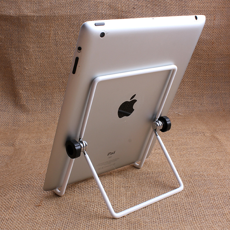 Tablet metal stand iron stand desktop tablet stand large black small black metal lazy stand