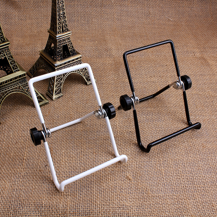 Tablet metal stand iron stand desktop tablet stand large black small black metal lazy stand