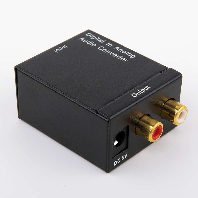 Digital to Analog Audio Coaxial Converter Optical to Analog SPDIF to RCA PS5 Decoder