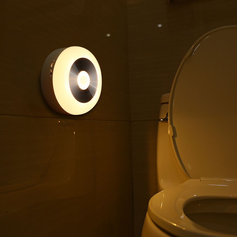 Smart induction night light infrared human body light control cabinet lamp hallway bathroom bedroom bedside lamp desk lamp