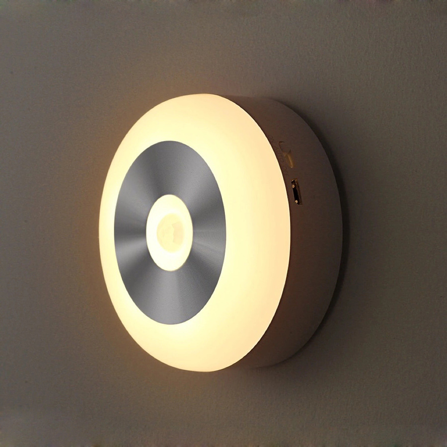Smart induction night light infrared human body light control cabinet lamp hallway bathroom bedroom bedside lamp desk lamp
