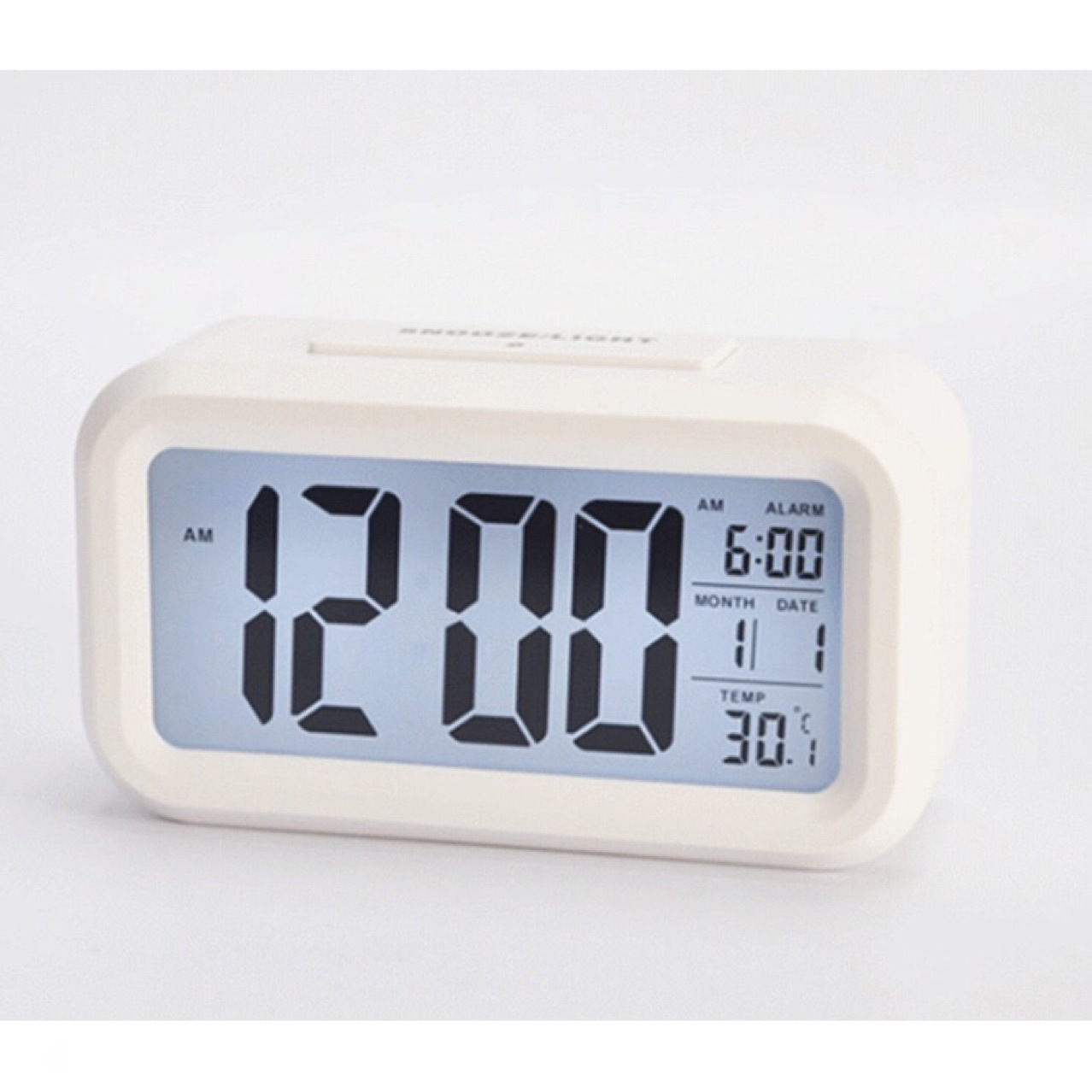 Smart Temperature Snooze Alarm Clock Backlight Electronic Alarm Clock [2179]