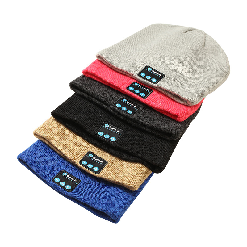 Exclusive Bluetooth Headset Hat Sports Outdoor Knitted Hat Wireless Call Music Hat