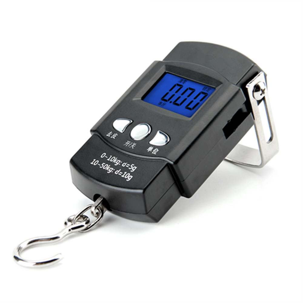 electronic scale portable hanging scale with tape measure luggage scale mini fishing scale express scale