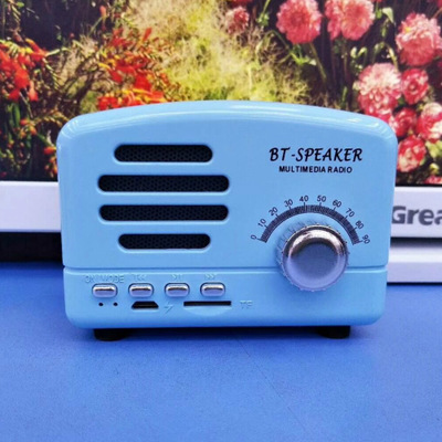 Bluetooth Speaker Nostalgic Mini Bluetooth Speaker Wireless Charging Cute Small Speaker BT01