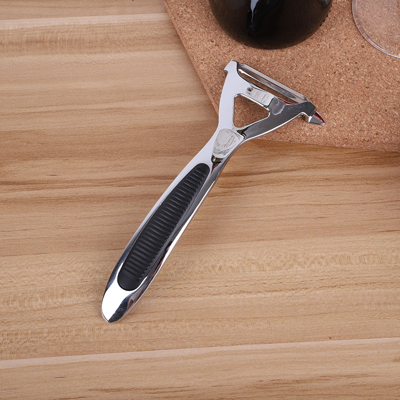 Marketing European Kitchen Tool 5-Piece Set Red Wine Opener Walnut Cracker Peeler Set Stainless Steel