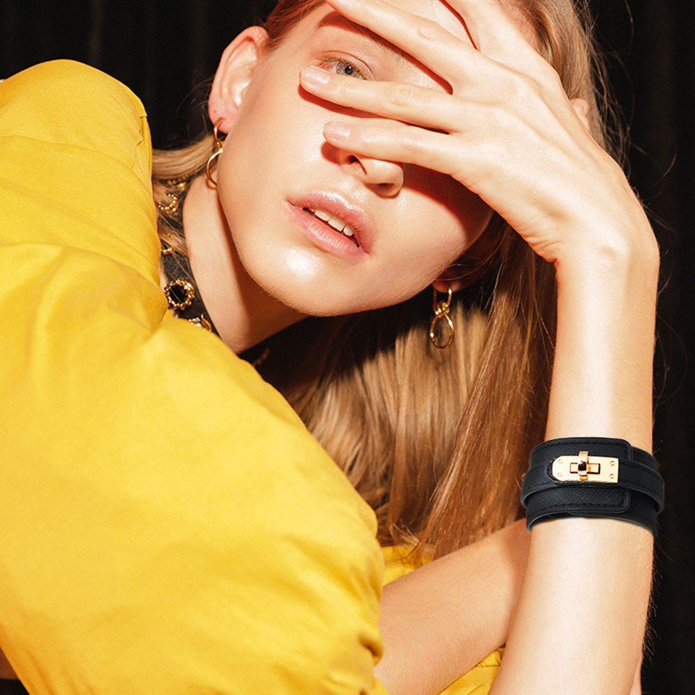 Women's Bracelet Accessories Wide Leather Yiwu